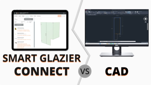 Smart Glazier Connect vs CAD