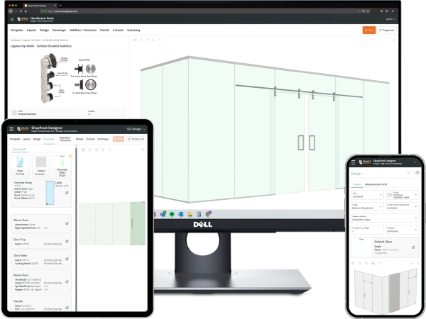 Storefront Designer on various devices Storefront Designer on various devices