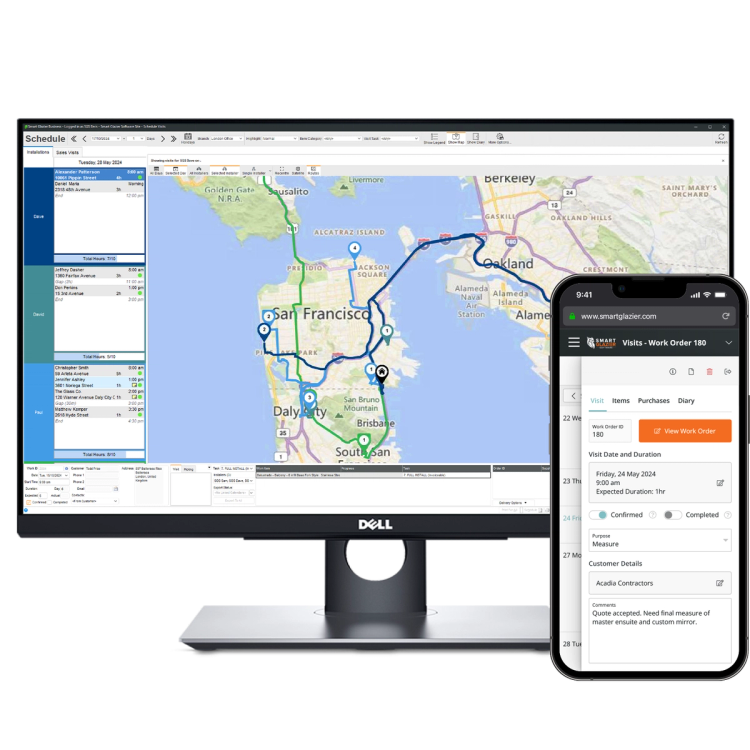 Best Glass Installer Software for US & Canada | Smart Glazier