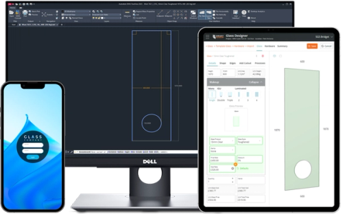 Device layout of software for fabricators