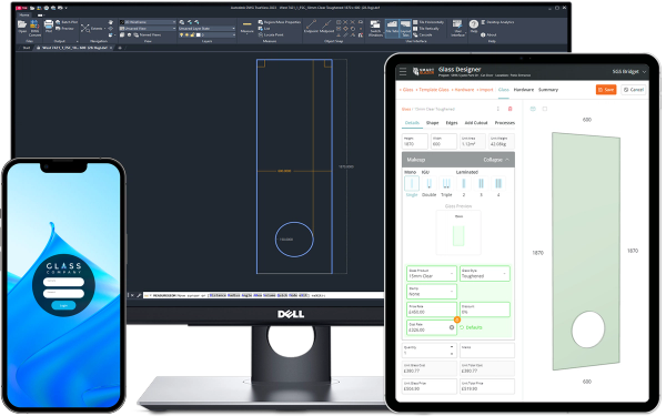 Shower Designer on various devices