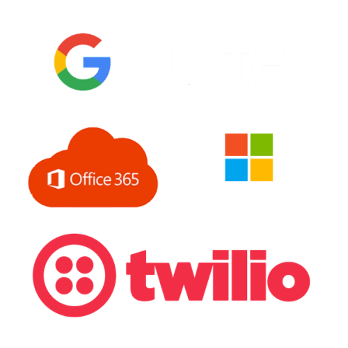 Click to see integrations for SMS and Email