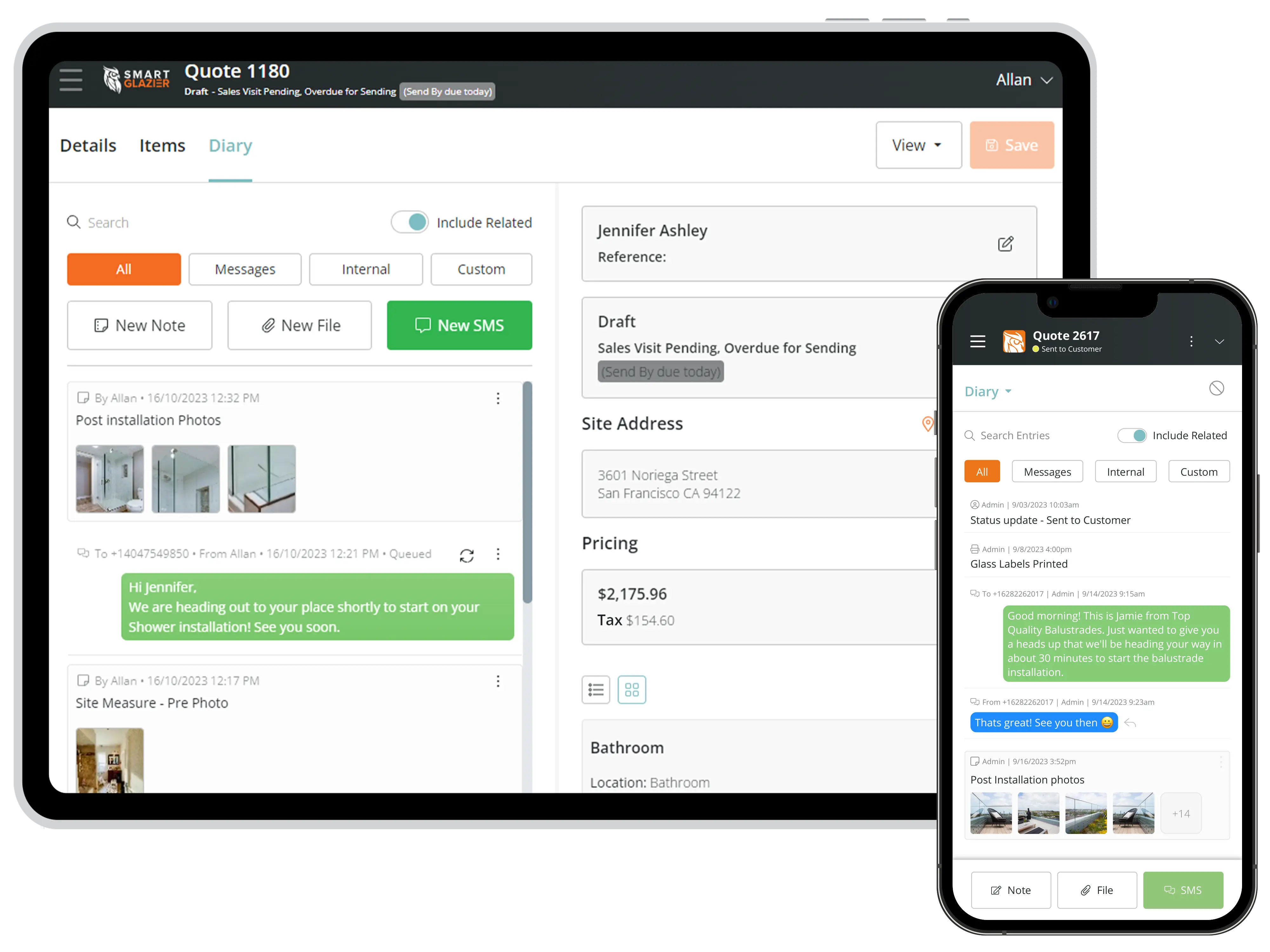 Smart Toolbox gives you a central hub for all of your job data and management