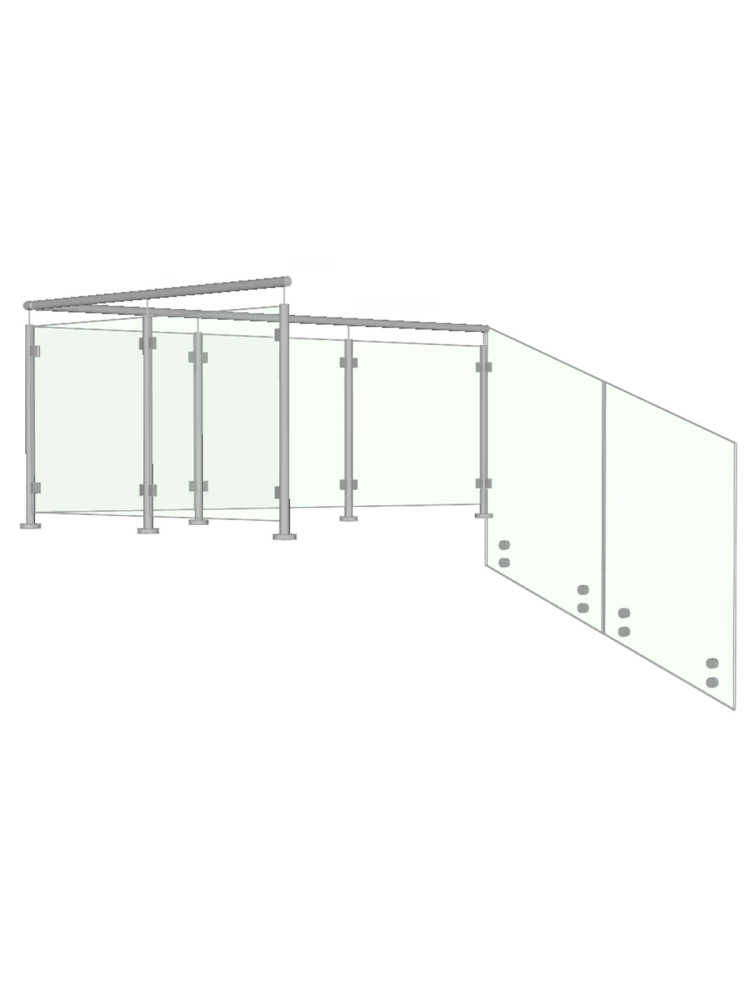 Glass Railing Design Module | Design, Quote 3D Railings