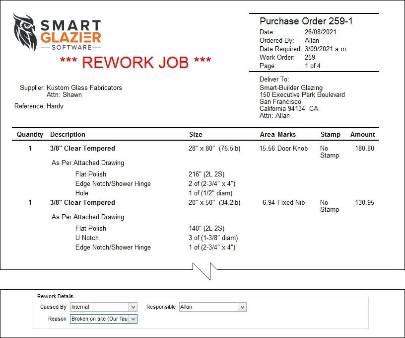 Smart Toolbox - Ordering - Reworks