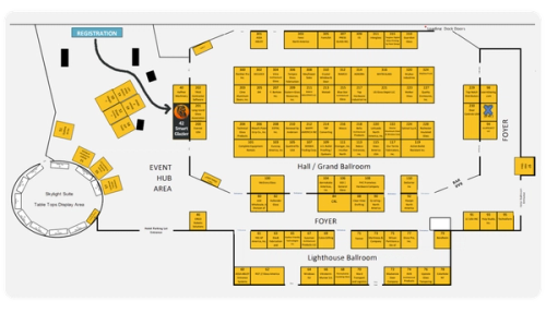 a floor plan of Glass Expo Northeast