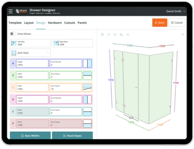 Design with interactive 3D views