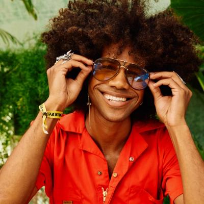 Professional on-site portrait captured at a brand activation event