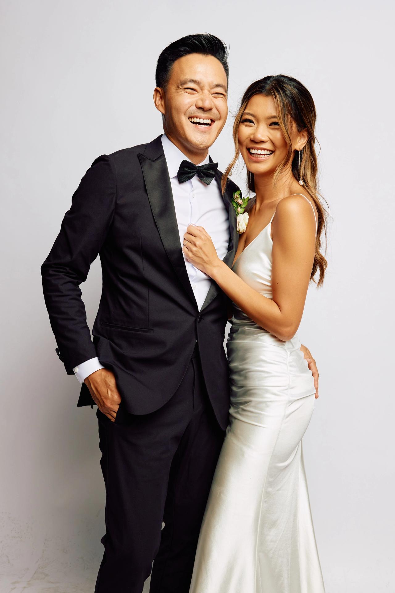 Professionally edited, social-ready wedding portrait by The Lounge Booth