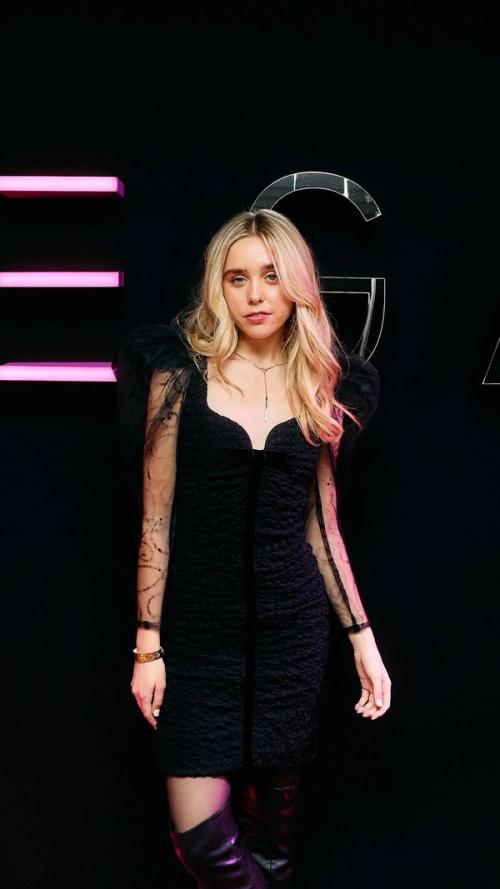 Editorial portrait at the M3GAN Universal Pictures premiere in Los Angeles — The Lounge Booth