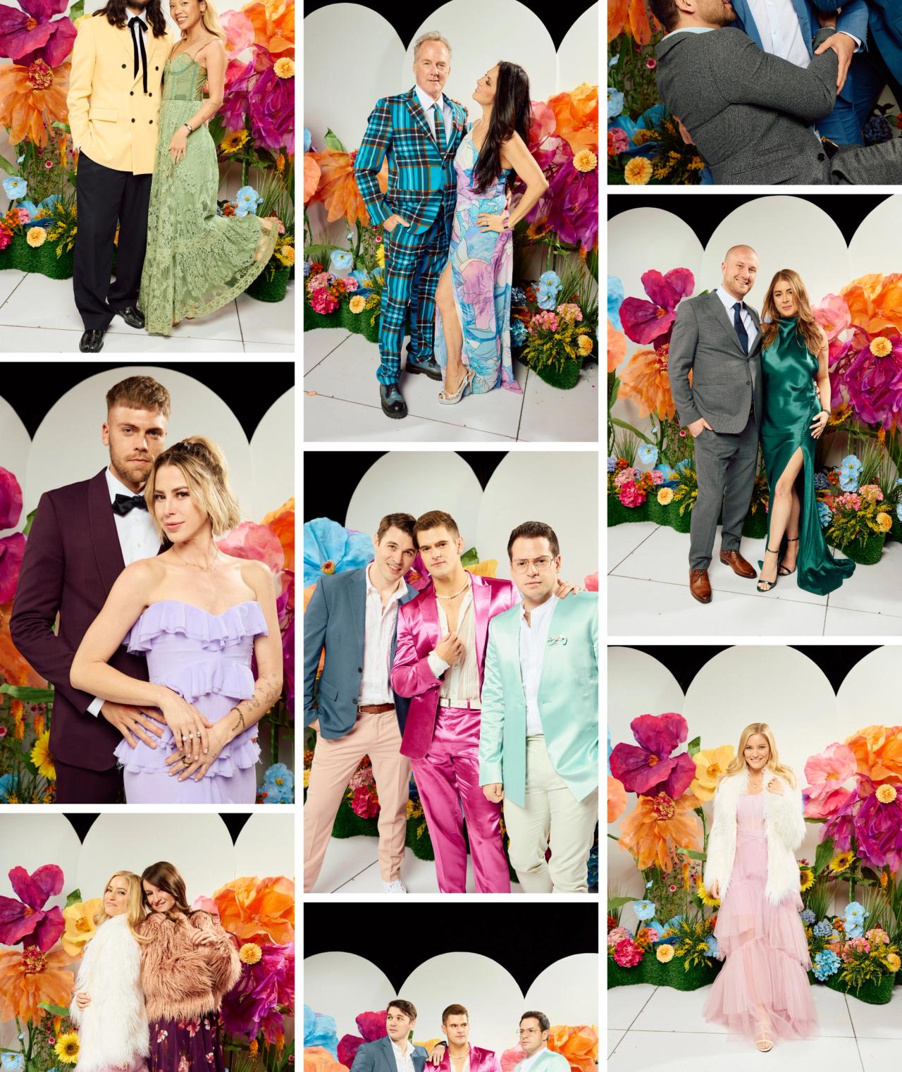 Bride and groom viewing their full high-resolution wedding gallery the morning after