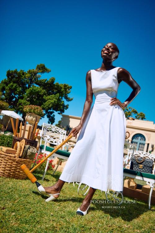 Editorial guest portrait at Poosh Guesthouse Beverly Hills — The Lounge Booth