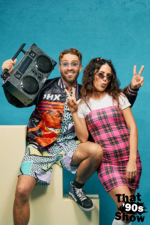 Guest portrait at a Netflix That 90s Show brand activation — The Lounge Booth