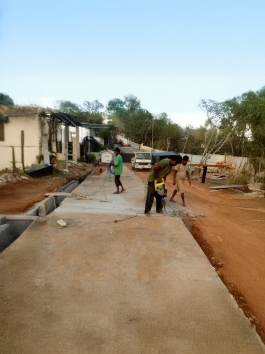 Road Construction at sapugaskanda