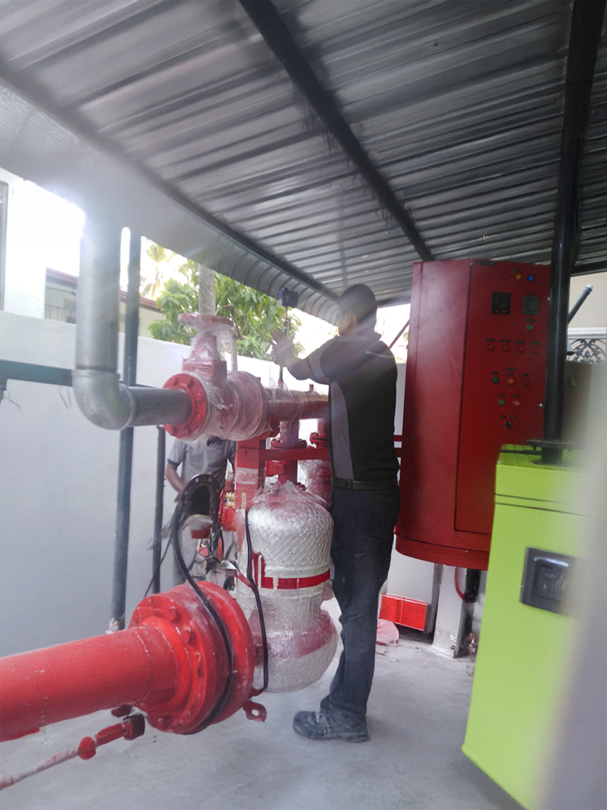 PUMP INSTALLATION AT SKY LINE