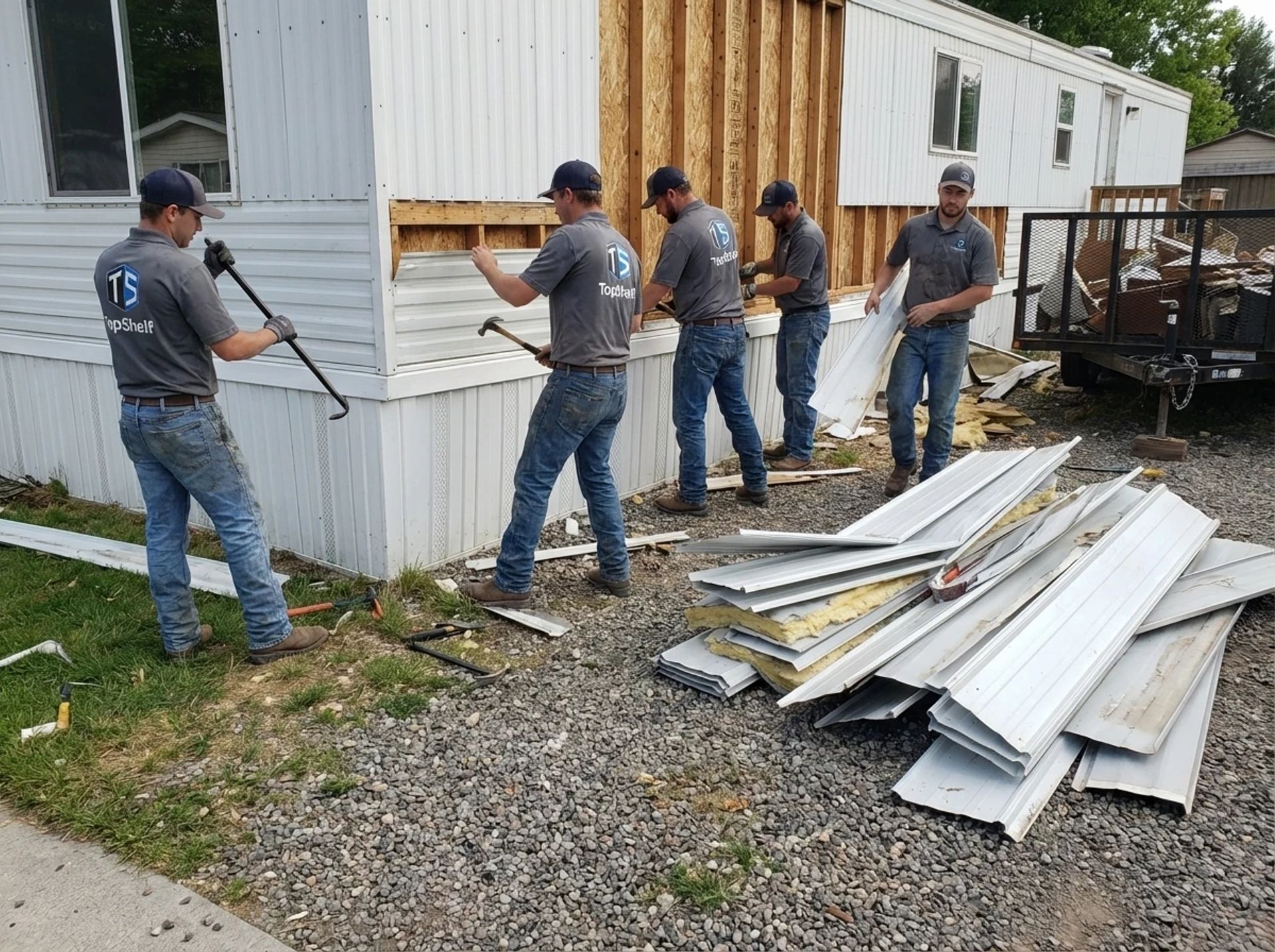 Single Wide Mobile Home Demo