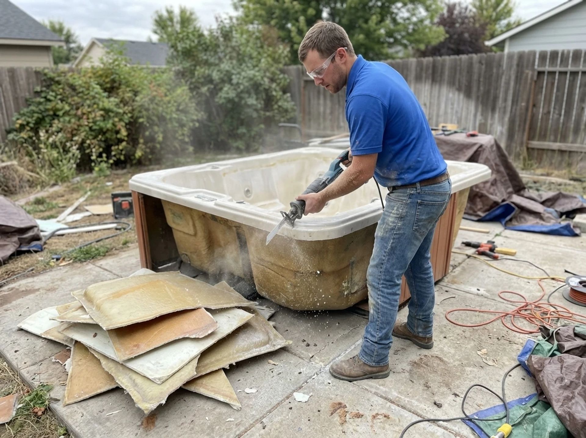 Hot Tub Demolition