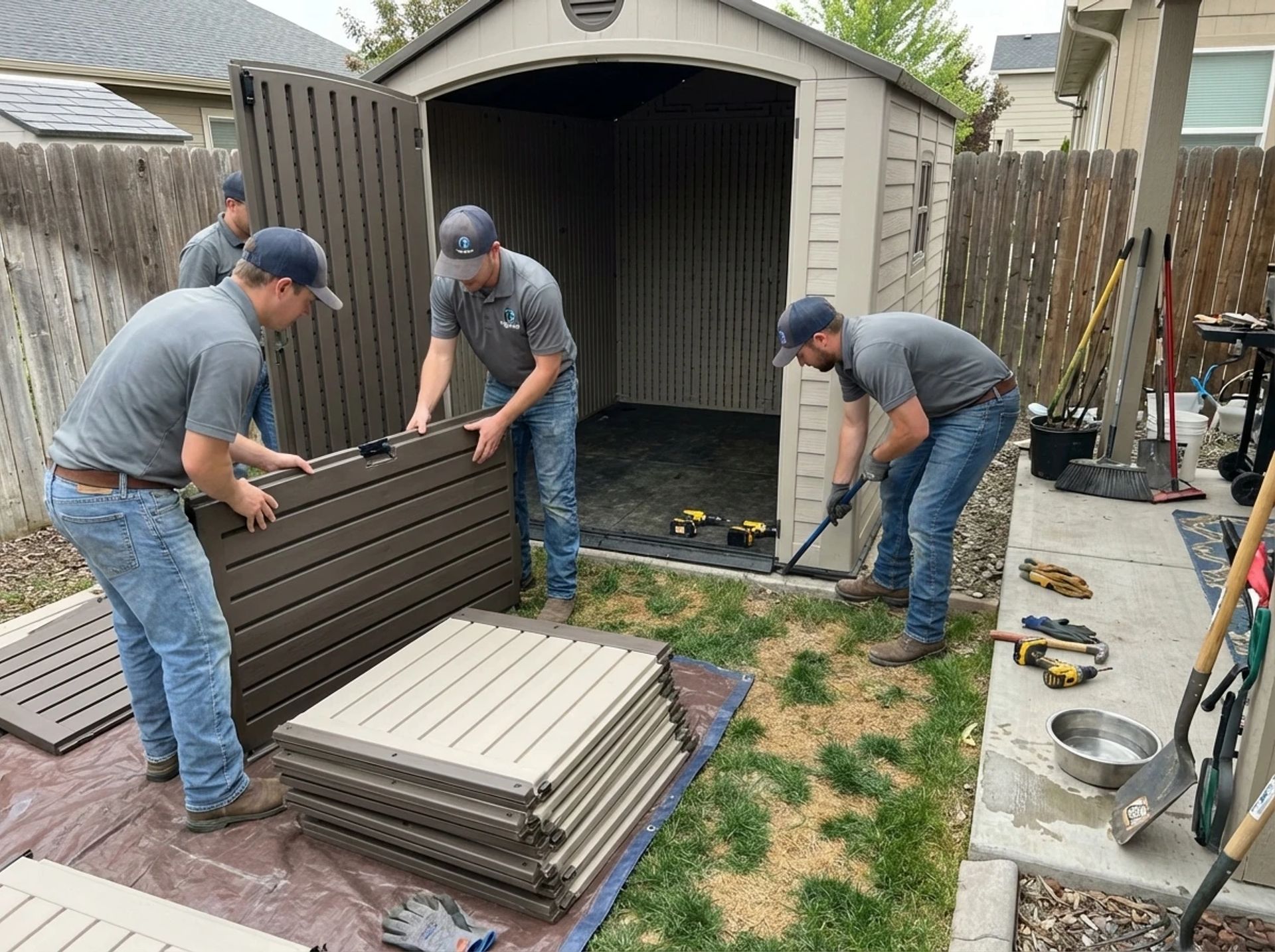 Storage Shed Removal