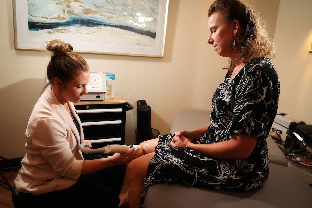 SoftWave shockwave therapy treatment in Minot