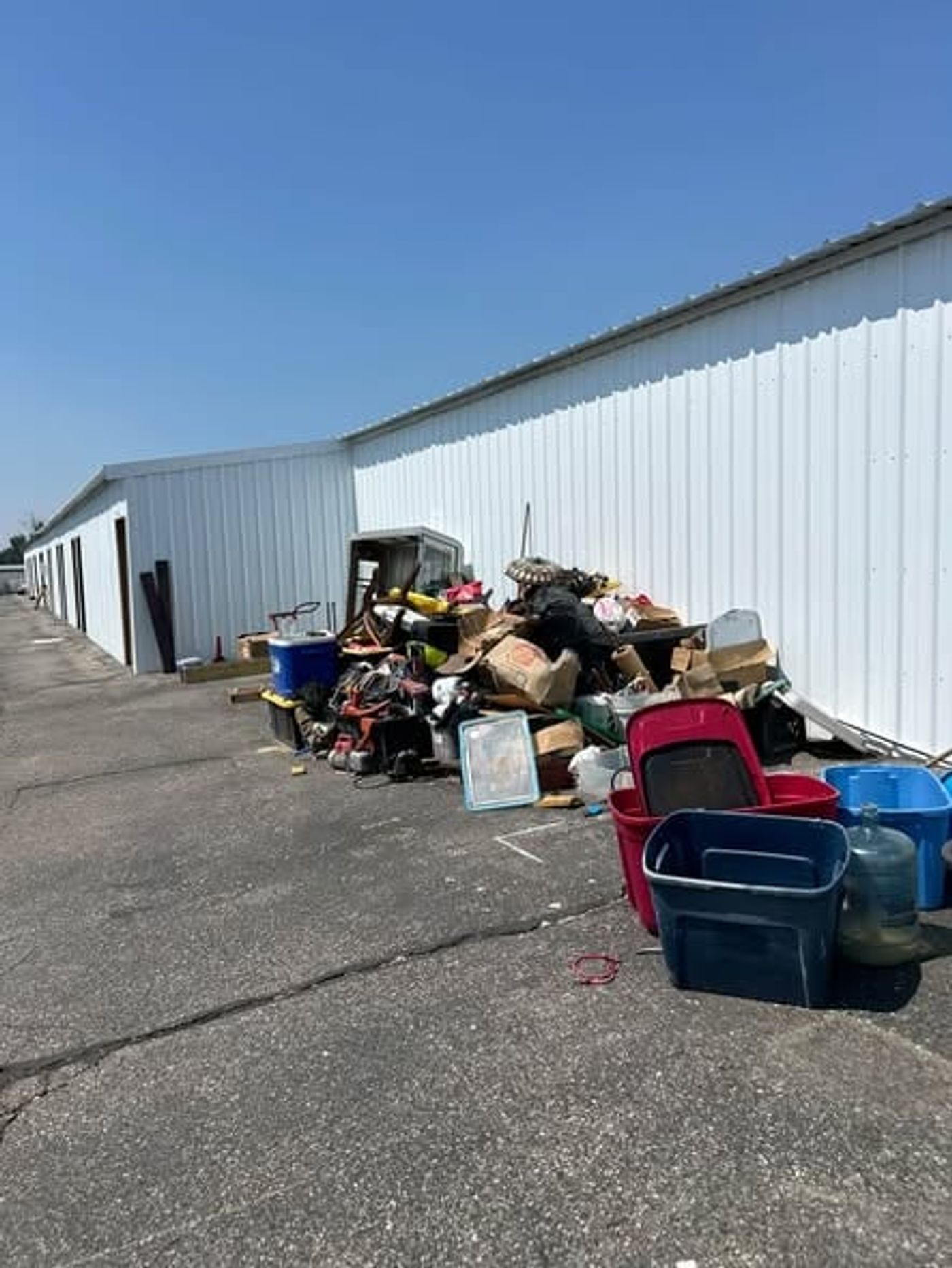 Before — Junk pile haul-off
