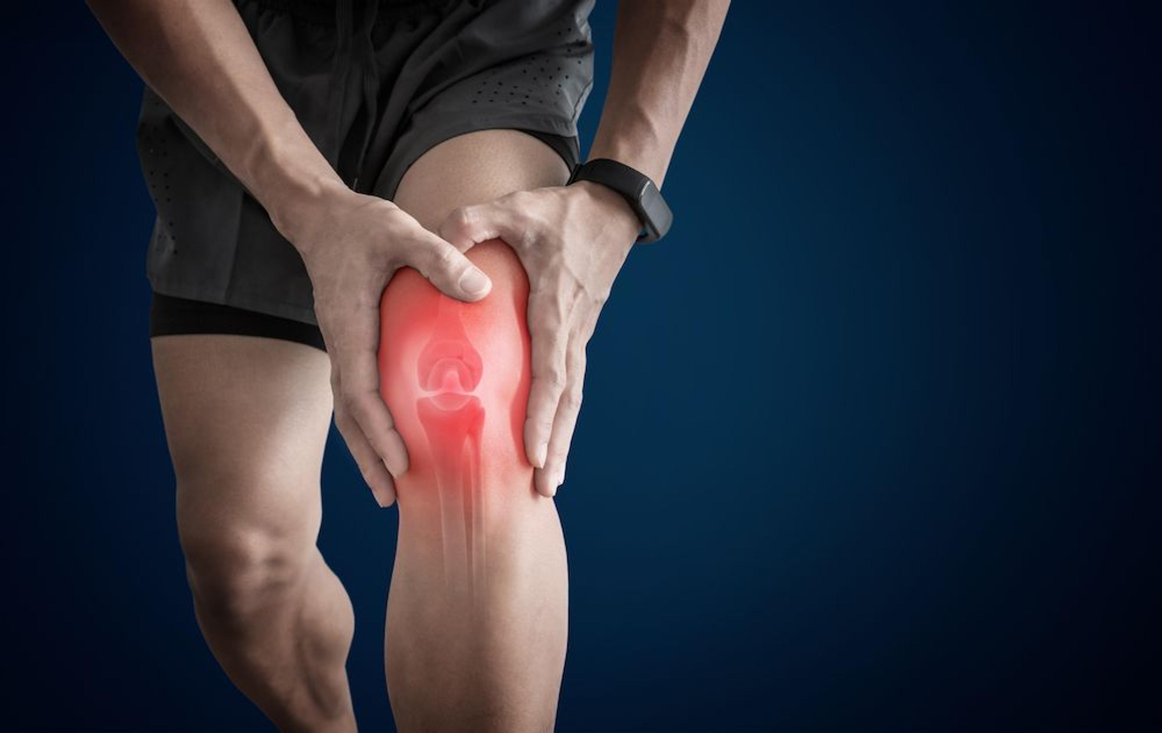 Knee pain from overuse injury