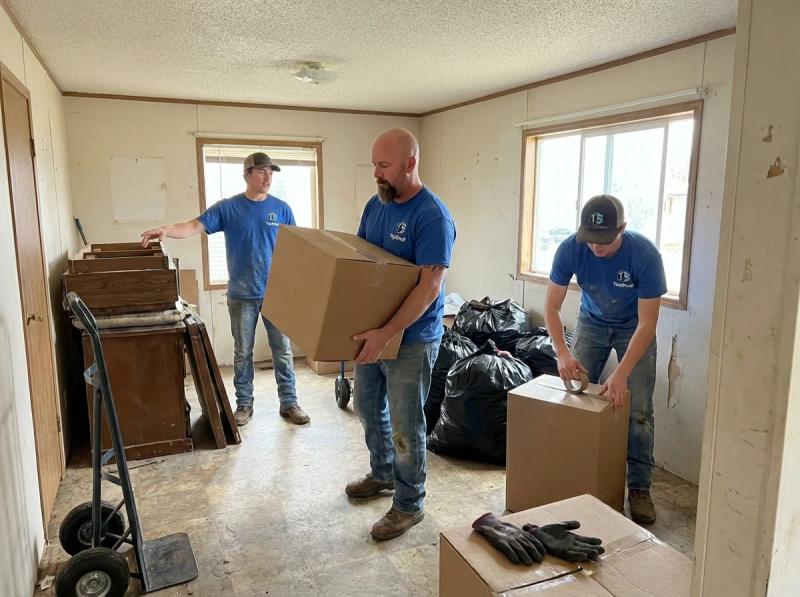 Preparing Mobile Home for Demolition