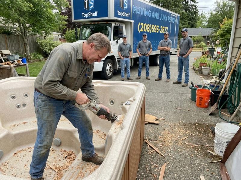 DIY Hot Tub Removal