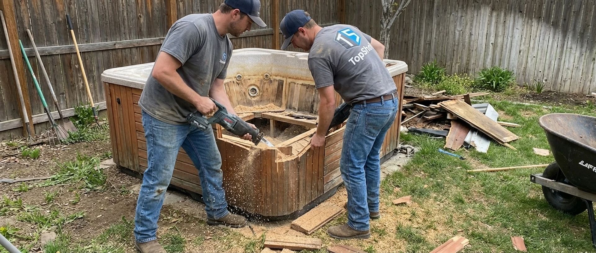 Professional Hot Tub Removal Services - Boise Idaho