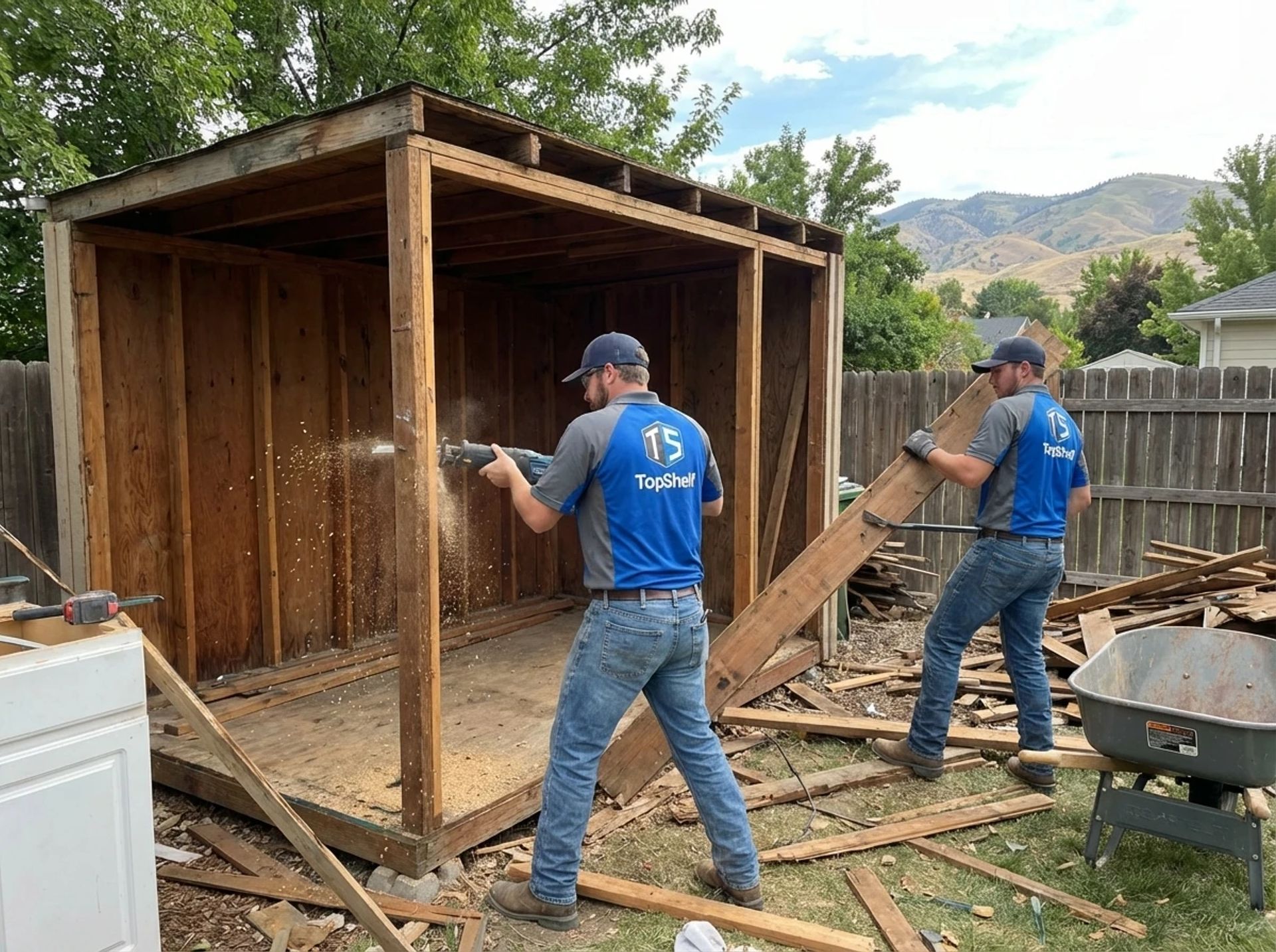 Professional Shed Removal Services - Boise Idaho
