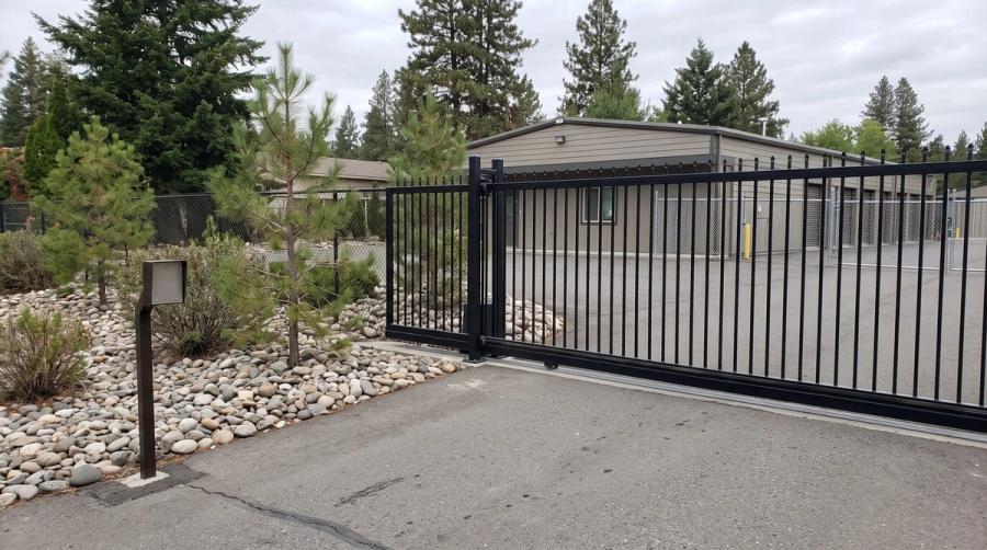 The entry gate