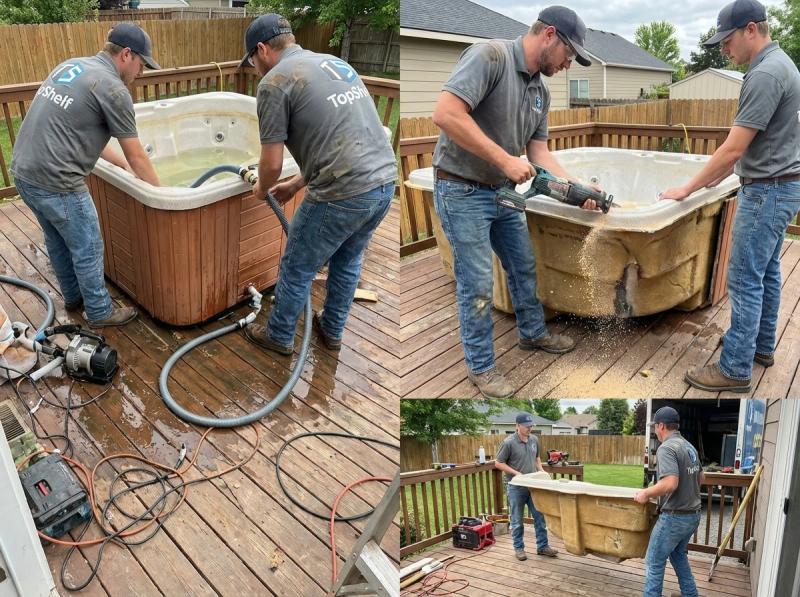 Hot Tub Removal Process
