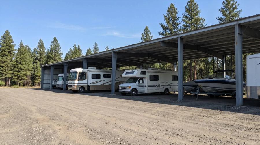 Covered RV parking