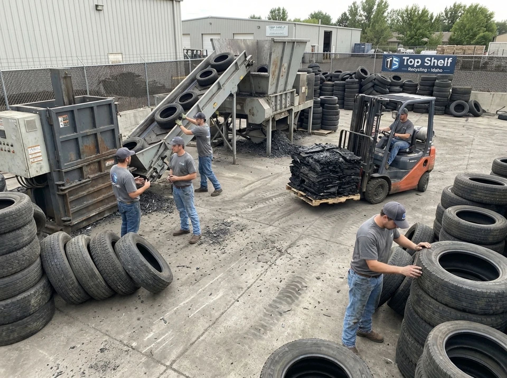 How Tire Recycling Works