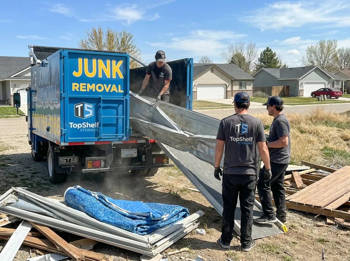 Graded backyard ready for landscaping after pool removal in the Boise area