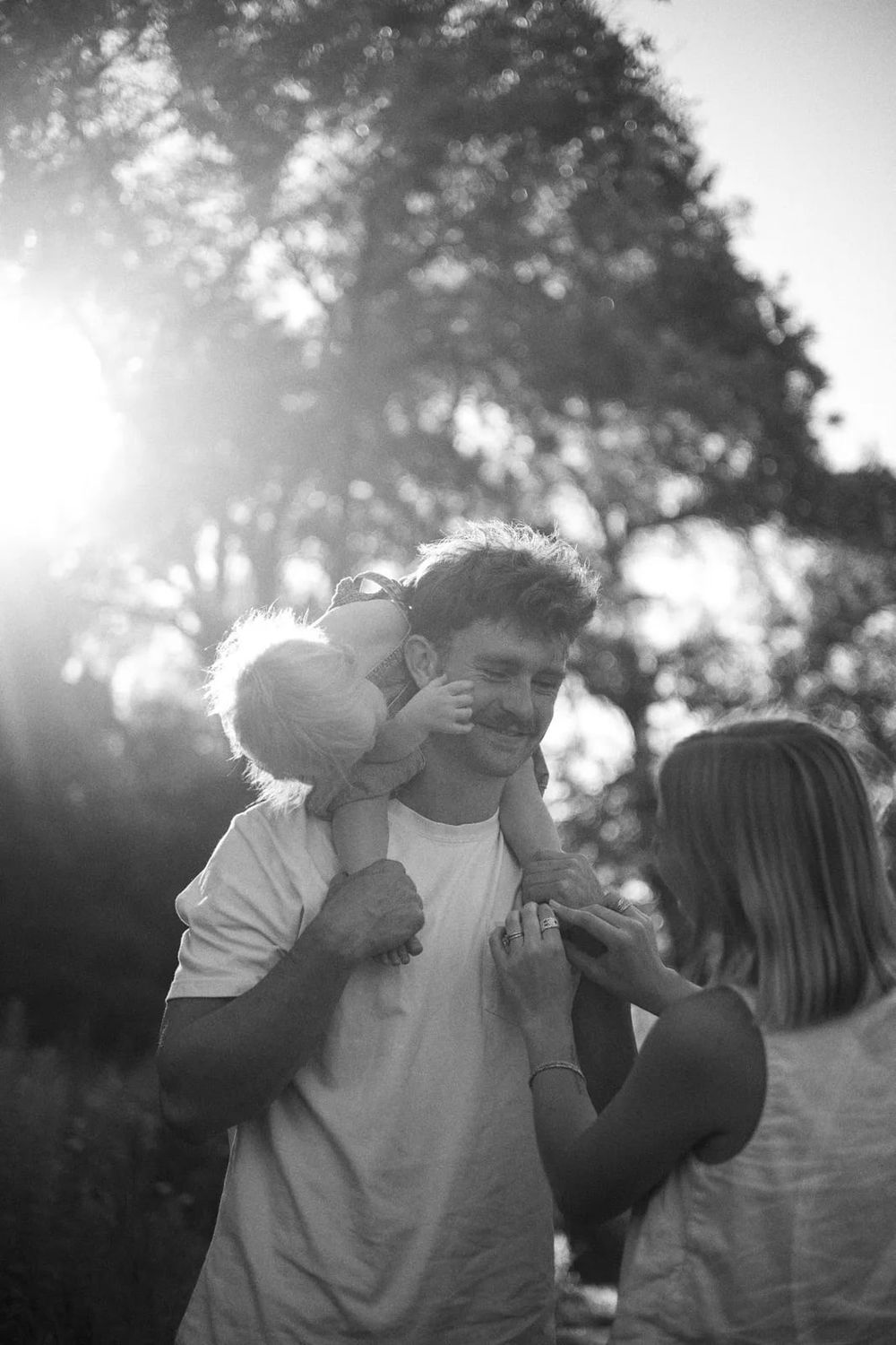 The family behind the truck