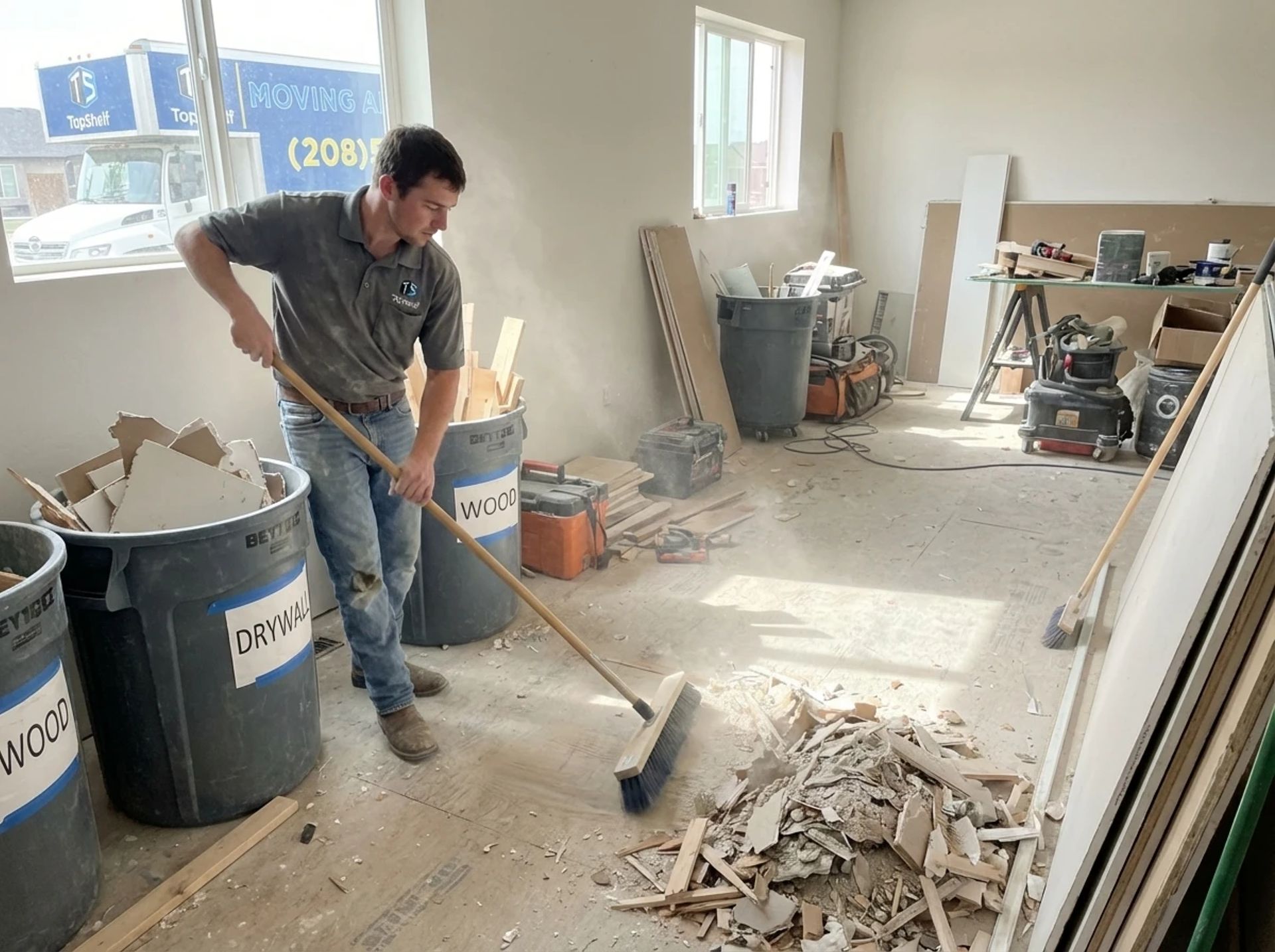 Clean Construction Job Site in Boise