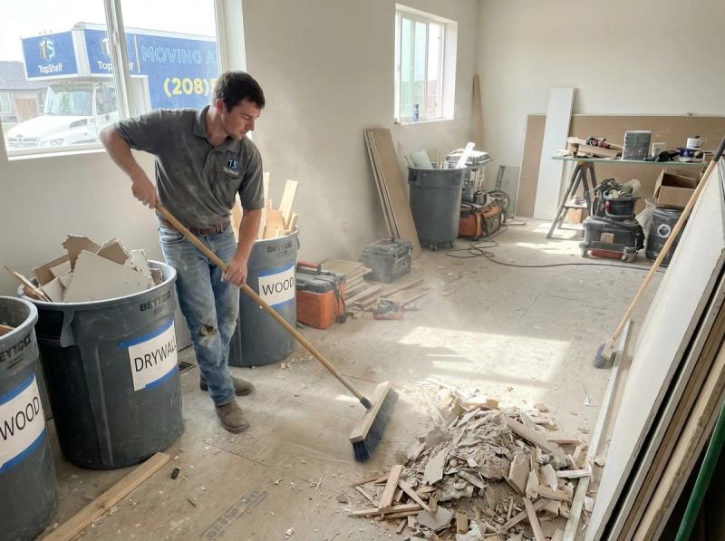 Clean Construction Job Site in Boise