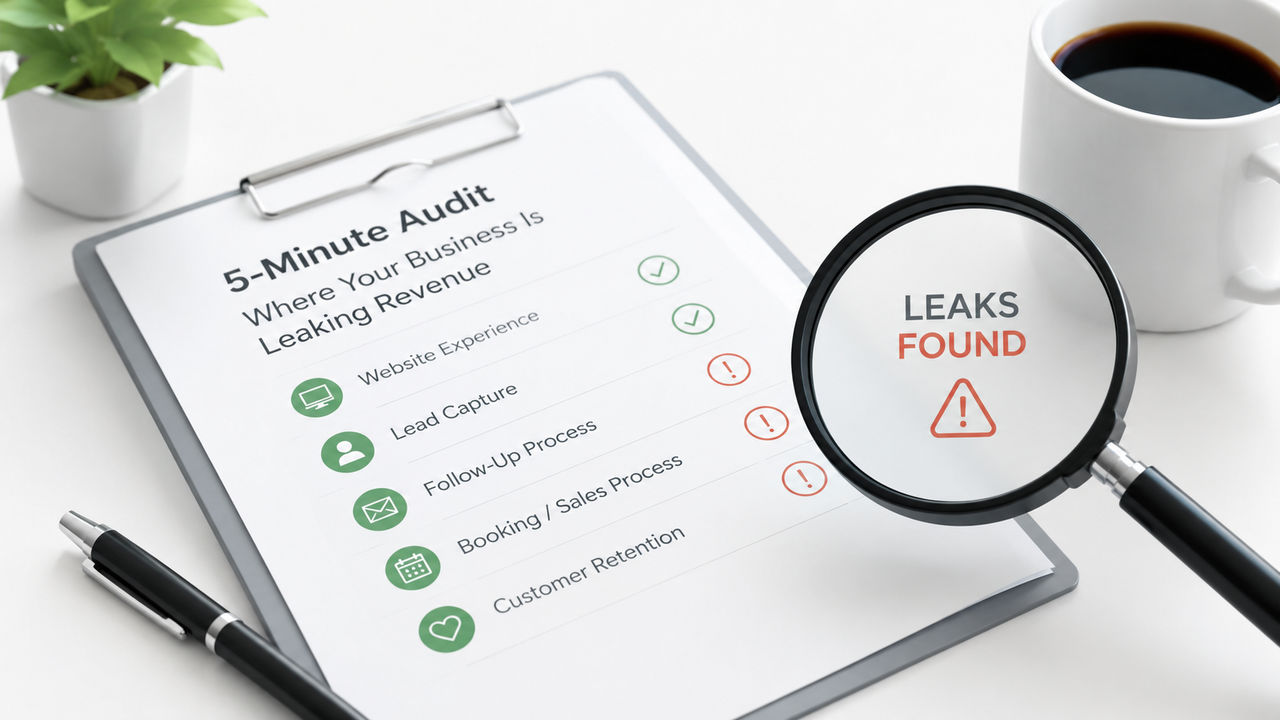 The 5-Minute Audit That Reveals Where Your Business Is Leaking Revenue