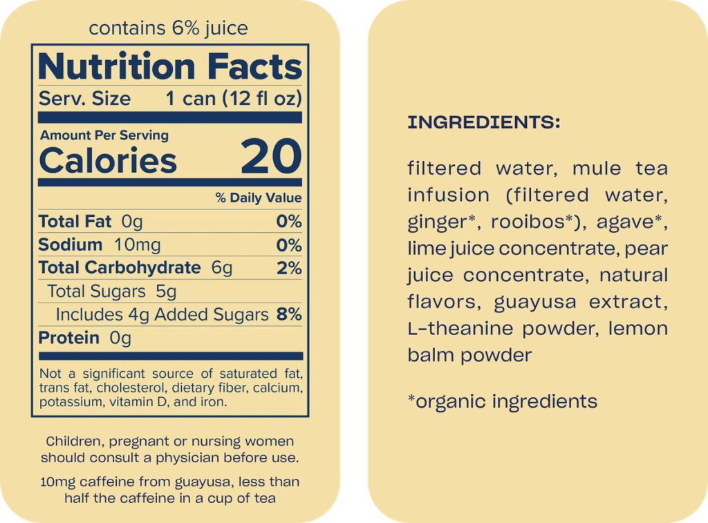 ginger lime “mule”