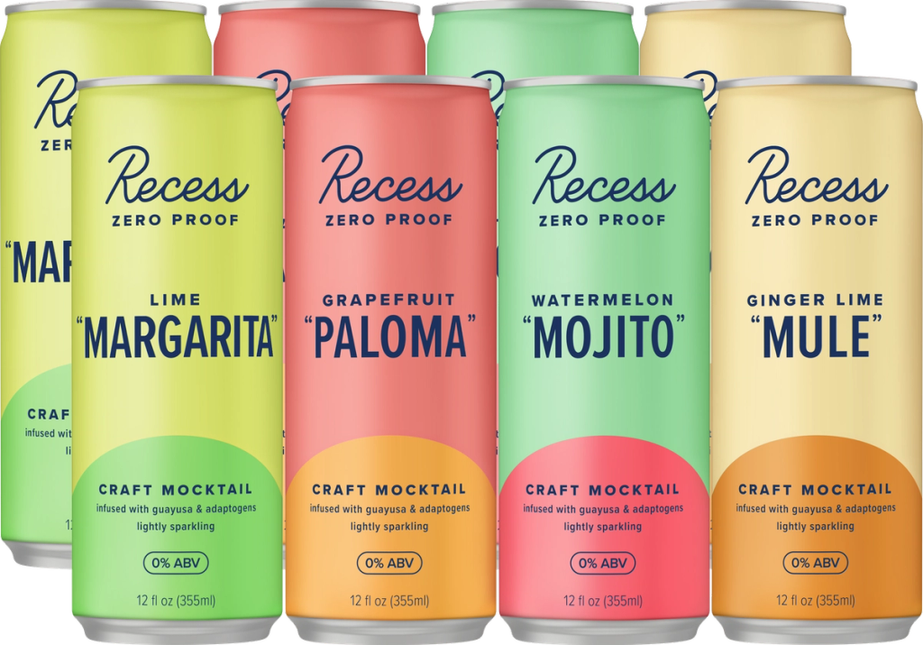 box includes: lime "margarita," grapefruit "paloma," watermelon "mojito" & ginger lime "mule"