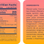 Nutrition facts label for a 12 fl oz can of grapefruit tangerine Mood specifies 20 calories per serving. It contains 0g Total Fat, 31mg Sodium (1% DV), 5g Total Carbohydrate (2% DV) including 3g Sugars (0g Added Sugars), and 0g Protein. Key Daily Values are Potassium 55mg (2%), Vitamin B6 1mg (60%), and Magnesium 53mg (15%). Ingredients include filtered water, fruit medley tea infusion, various juice concentrates (pear, grapefruit, tangerine, lemon), Recess magnesium blend (with magnesium L-threonate), natural flavors, citric acid, lemon balm, and L-theanine. Children, pregnant, or nursing women should consult a physician before use.