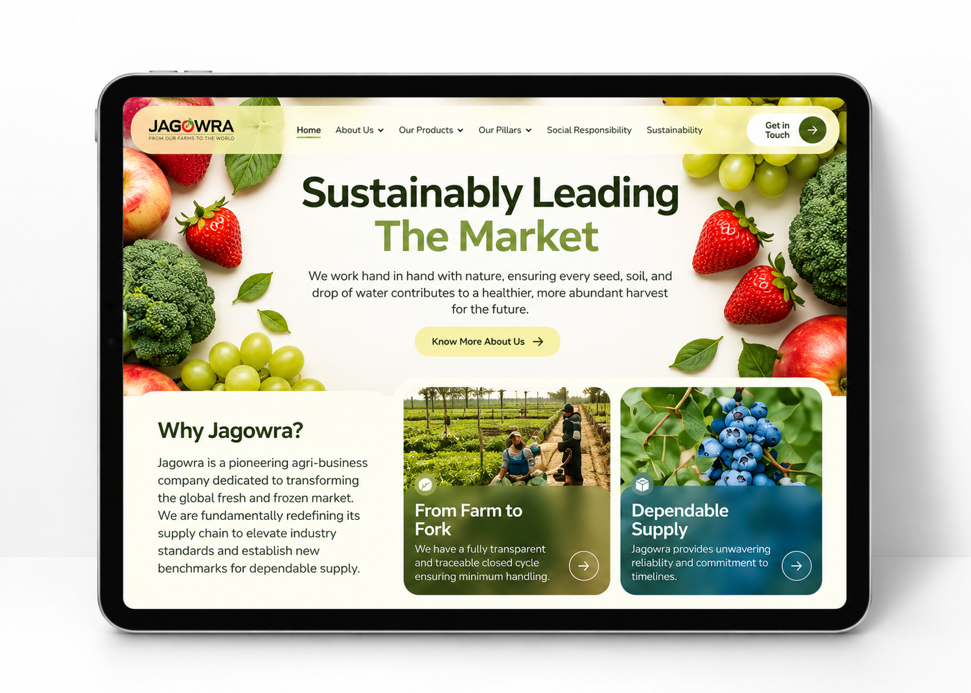 homepage of jagowra