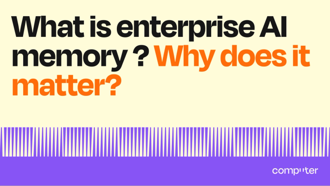 What is enterprise AI memory and why does it matter?