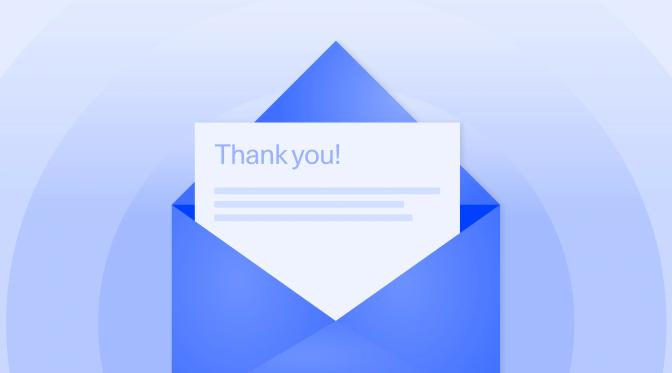 30+ customer thank you notes: Examples and tips