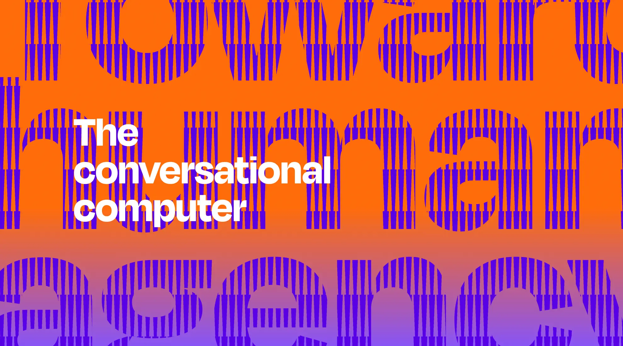 The conversational computer: towards human agency