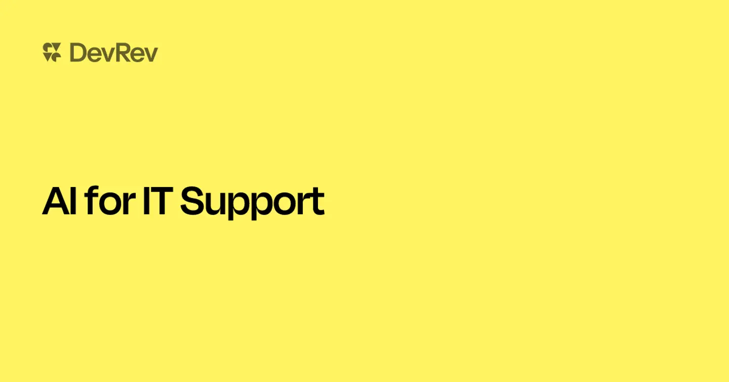 Why AI for IT support should read systems, not just the docs