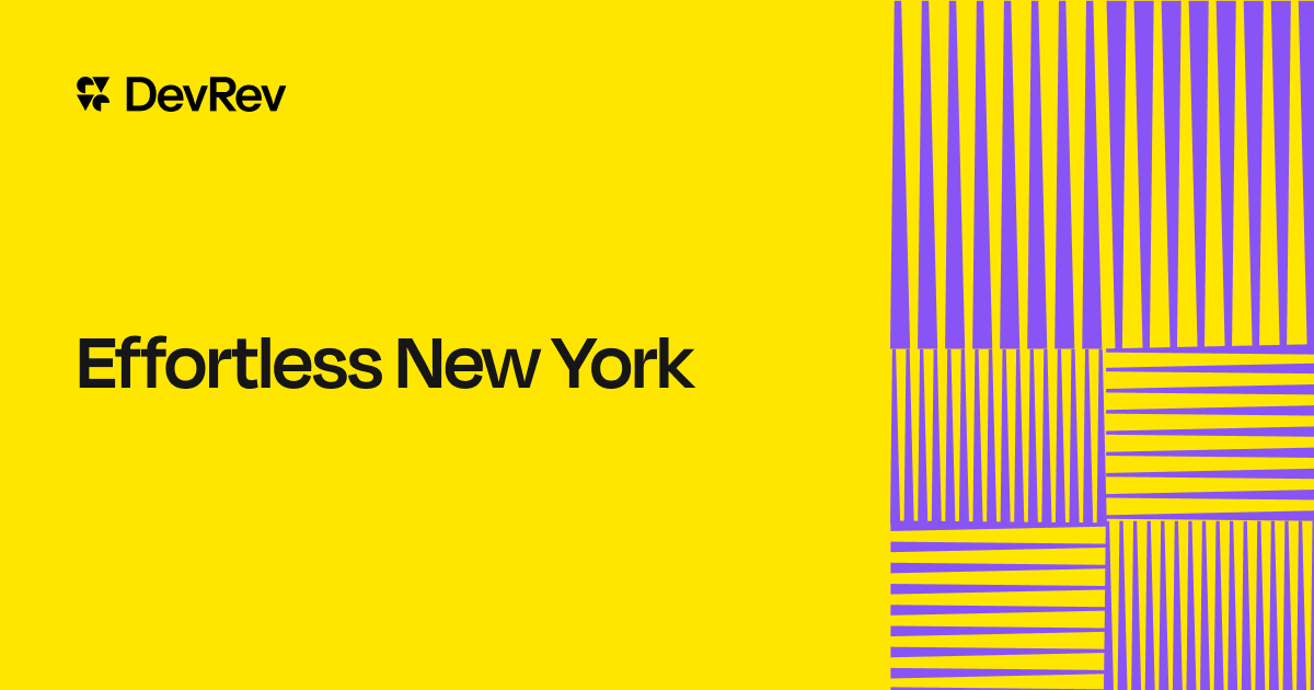 Effortless NYC 2025: Meet Computer | DevRev
