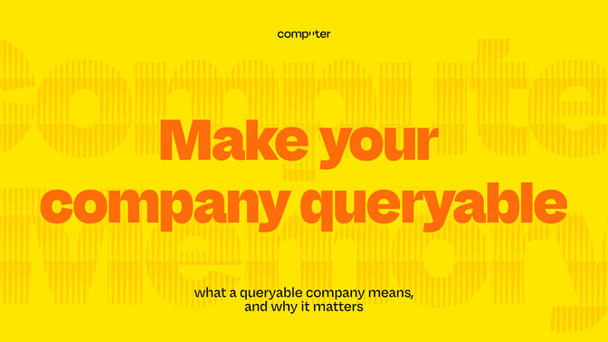 Computer makes your company queryable