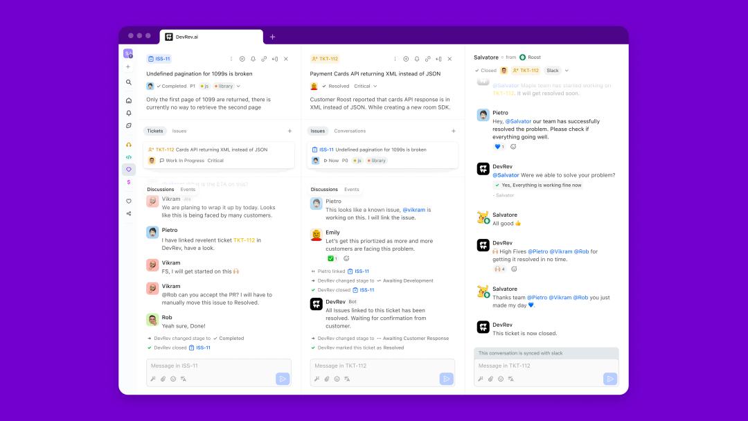 Customers at the center