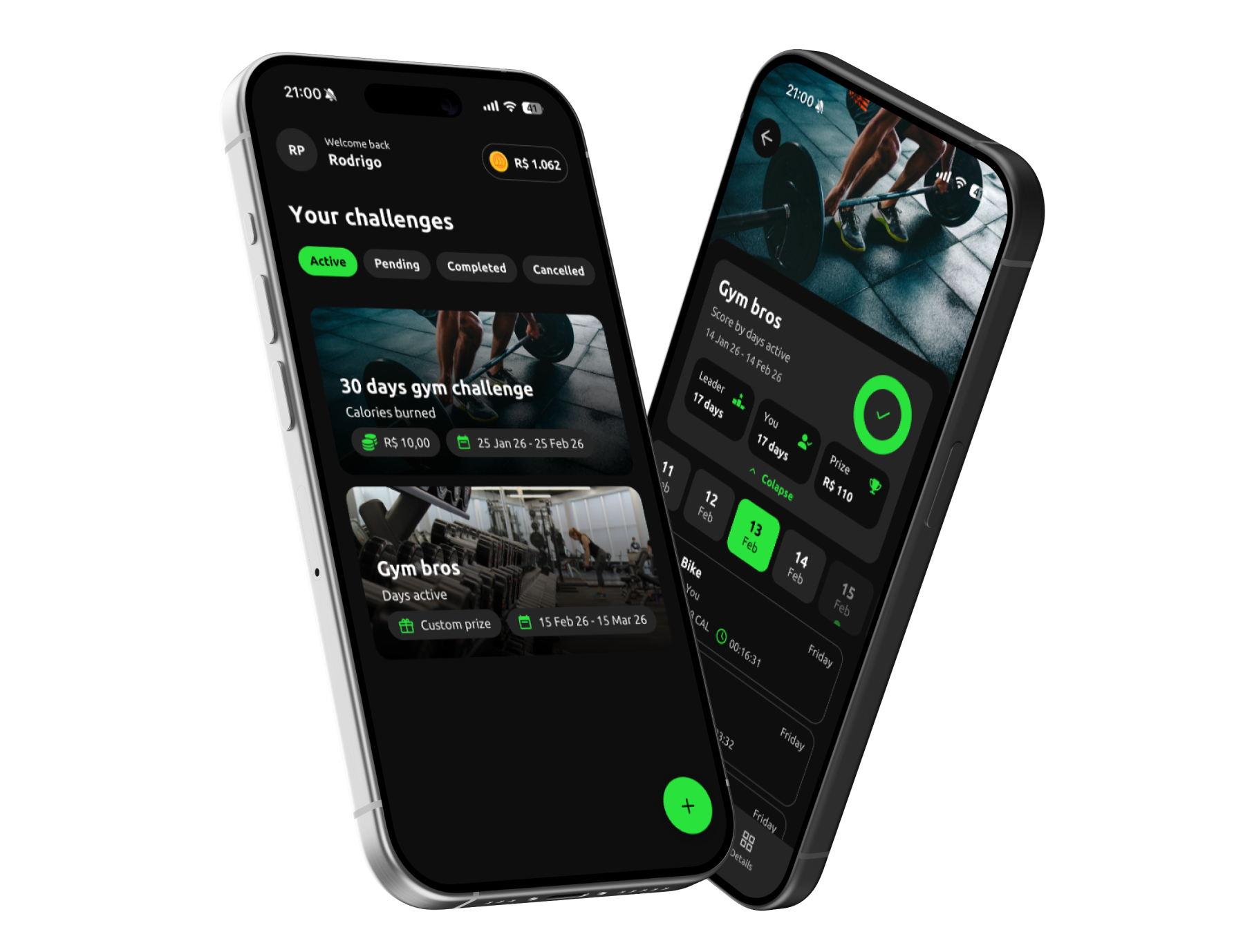 Images from the Movva App